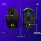 Logitech G Ratón inalámbrico para juegos 305 Lightspeed - Negro