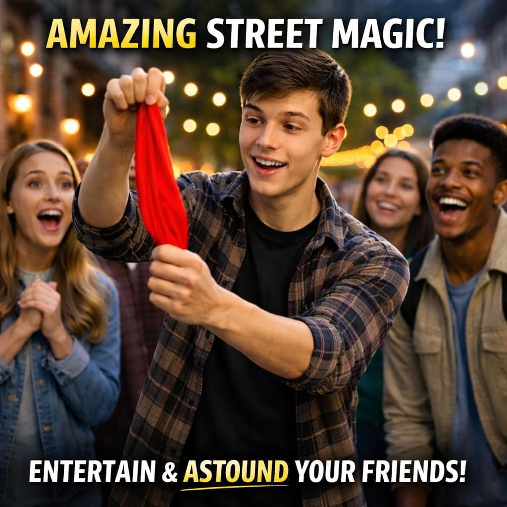 Jim Stott's Supreme Street Magic Kit – Más de 250 trucos de magia fáciles para niños a partir de 8 años, adolescentes y adultos | Trucos de cartas, magia de monedas