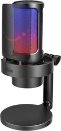 FIFINE AmpliGame A8 Micrófono de condensador USB para juegos con control
