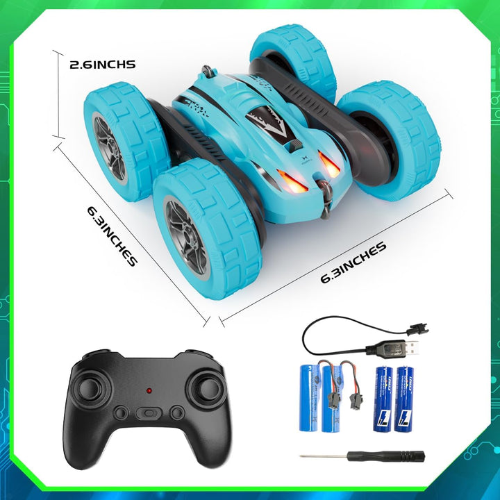 Coche de control remoto para niños de 6 a 12 años doble