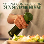 FLAIROSOL OLIVIA SIGNATURE Pulverizador de Aceite para Cocinar, Vidrio 200ml, Verde/Oro