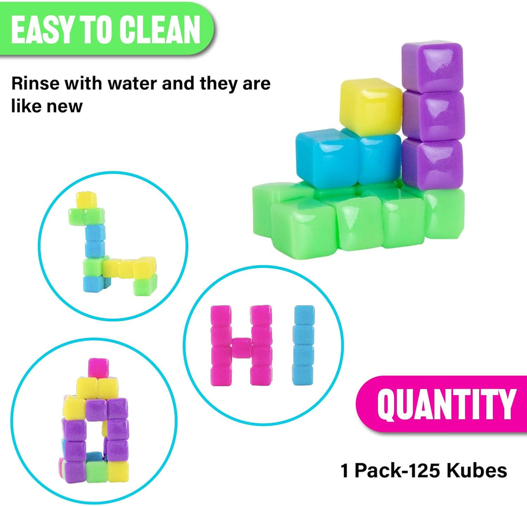 KOMARC GAMES StickiKubes Mini cubos apilables que se