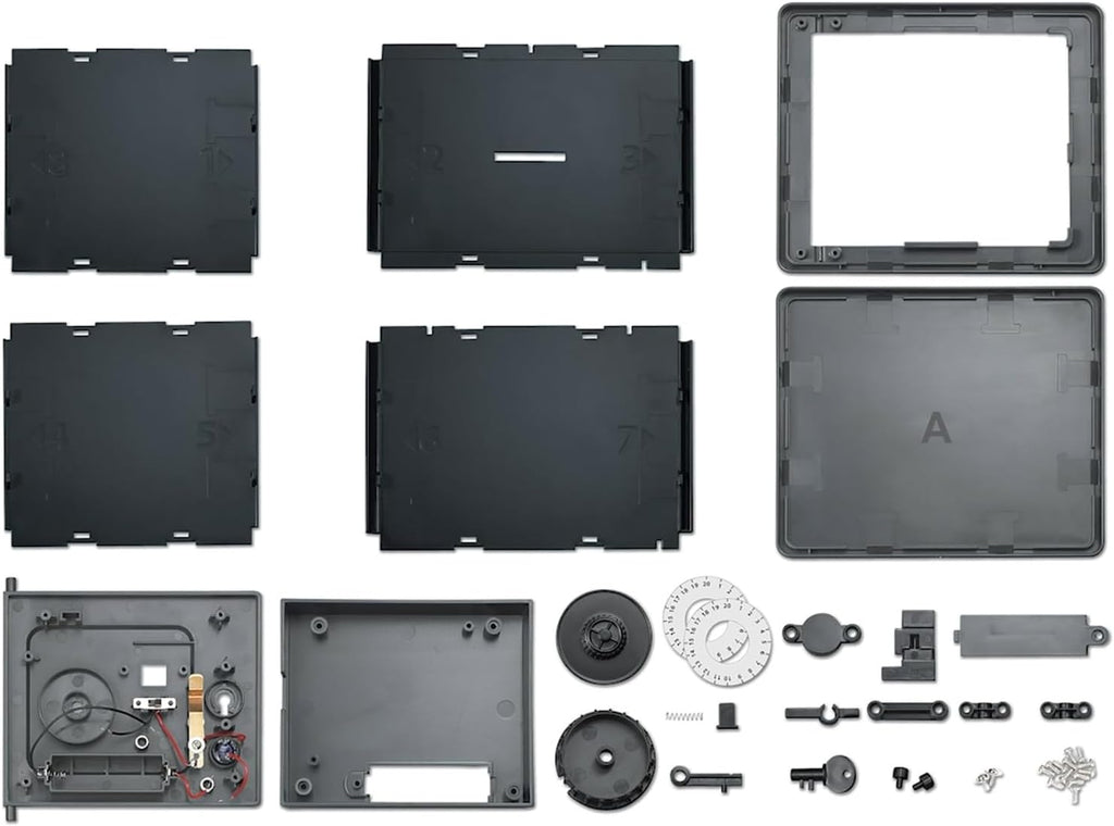 4M: KidsLabs - Caja fuerte para dinero con alarma de zumbido - Kit de construcción de alcancía eléctrica para bricolaje, pin de bloqueo, montaje de circuito, ingeniería mecánica, proyecto STEM, niños