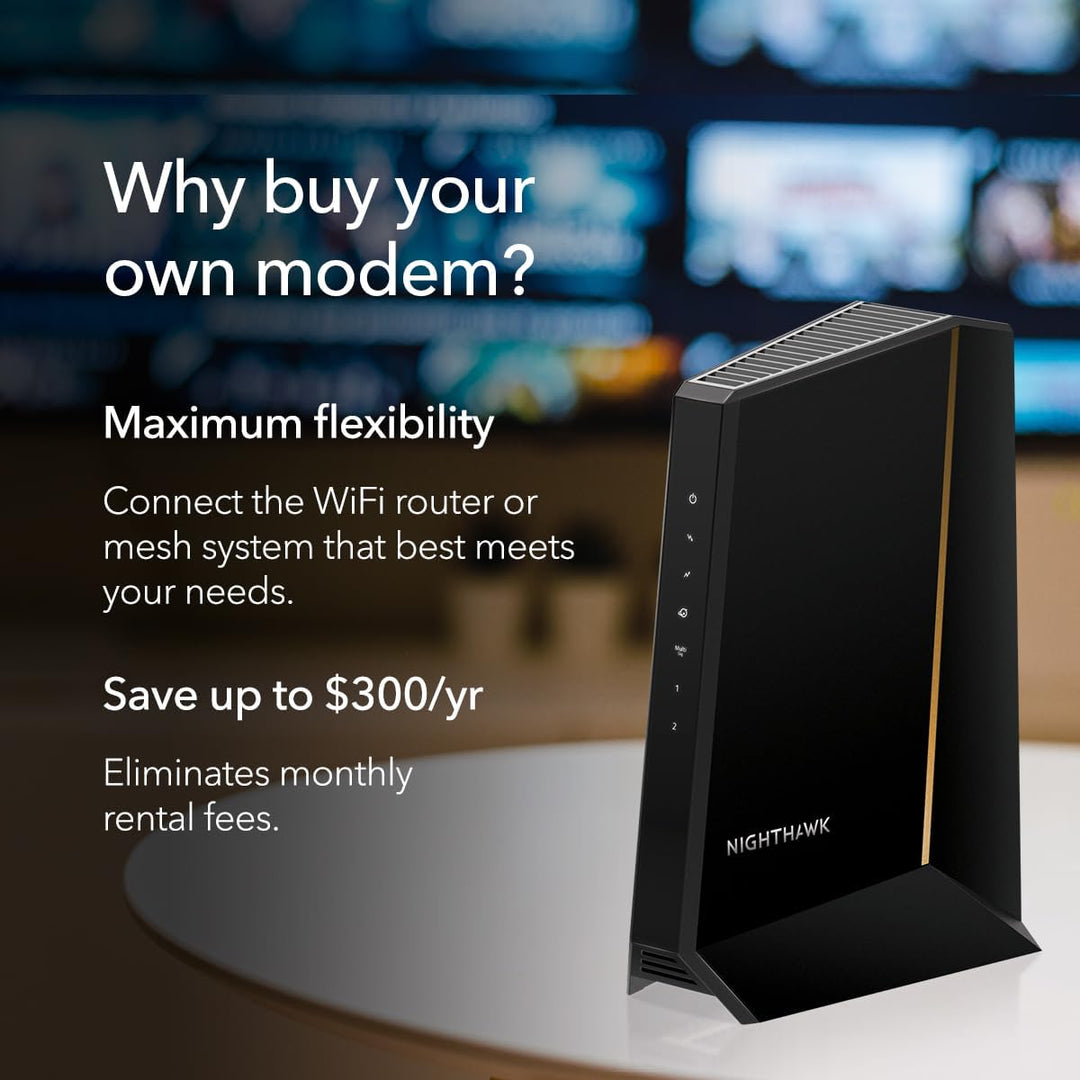 NETGEAR Nighthawk DOCSIS 31 Cable módem de división
