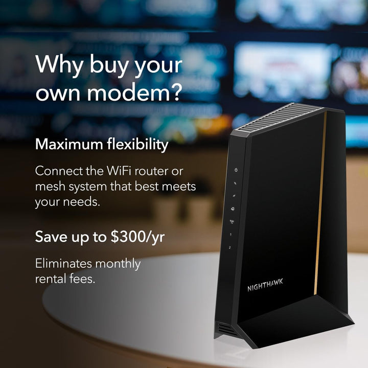 NETGEAR Nighthawk DOCSIS 31 Cable módem de división