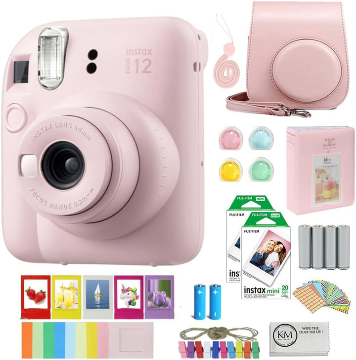 FUJIFILM Instax Mini 12 - Cámara de película instantánea | Color ro...