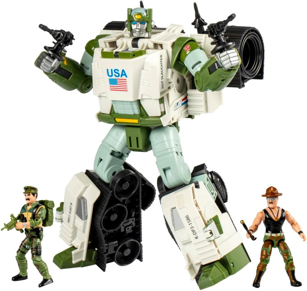 Transformers Collaborative G.I. Joe x Autobot Kup Triple T Figura d...