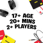 Sorry What - Award Winning Headphone Challenge Party Game para Adults 17+