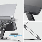 Spigen Soporte ajustable para laptop con ventilación