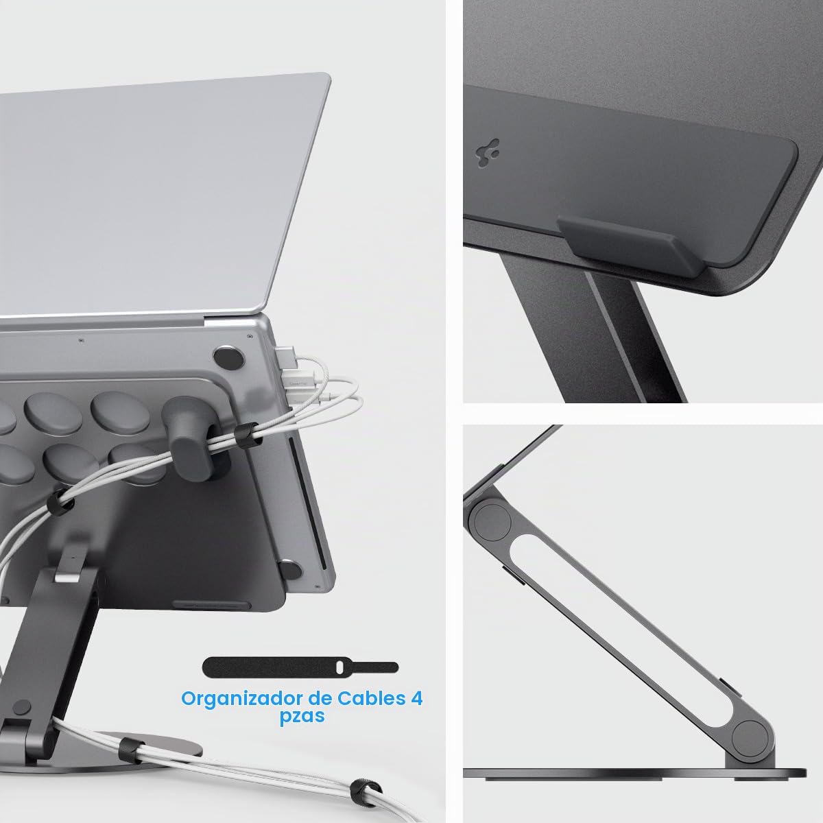 Spigen Soporte ajustable para laptop con ventilación