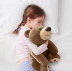 Mewkou Oso de peluche con peso de 3.5 libras, almohada de animales de felpa con peso de 24 pulgadas, bonitos juguetes de peluche kawaii, regalos para niños, adultos, adolescentes, cumpleaños, Navidad