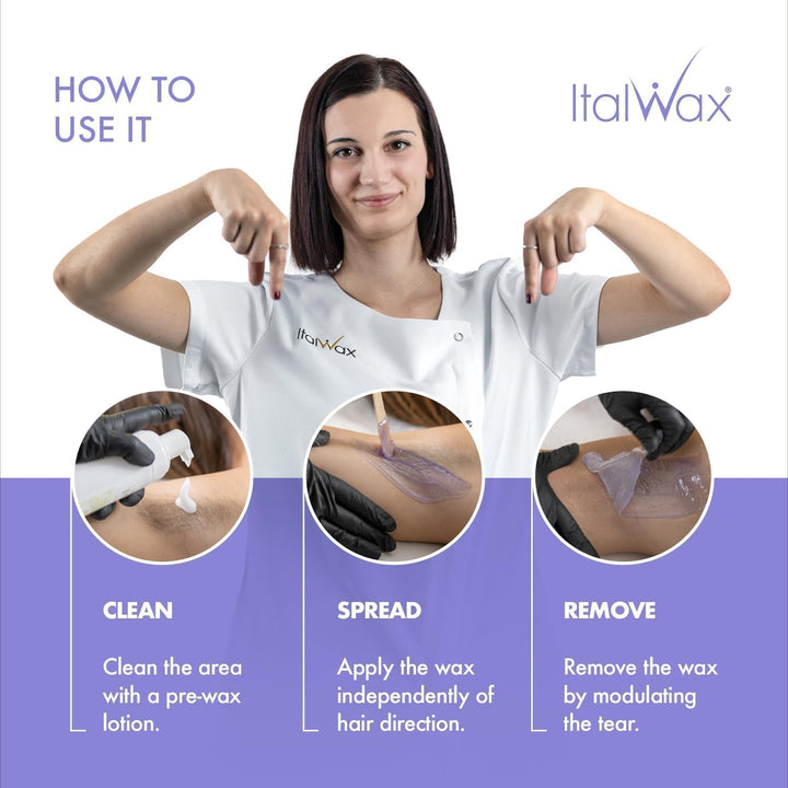 Italwax Top Line - Cuentas de cera dura de orquídea, 1.65 libras (2...