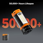 OGERY - Luz de camping recargable de 10000 mAh con soporte
