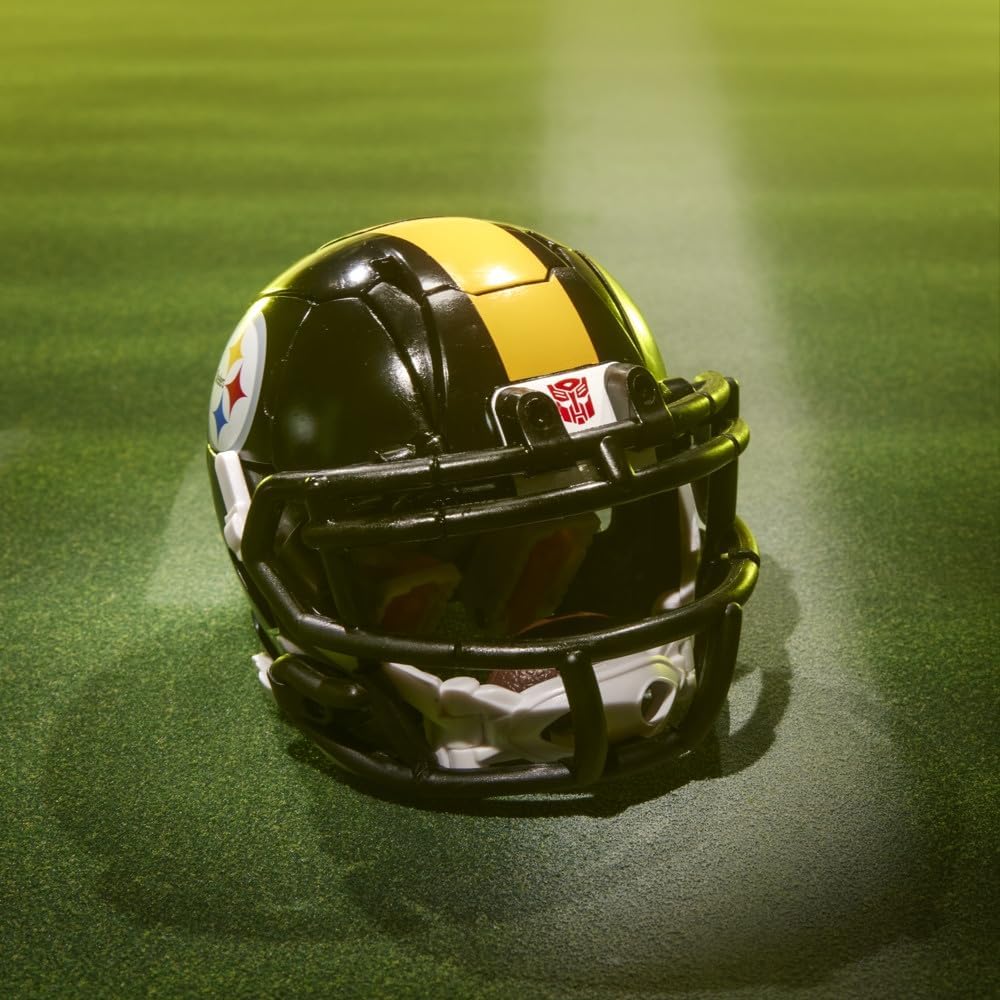 Transformers NFL Pittsburgh Steelers Steelsmash Figura de acción de 5.5 pulgadas