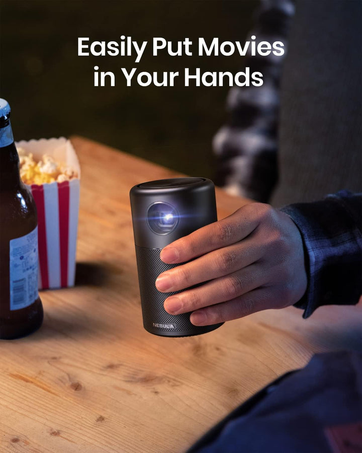 Anker NEBULA Capsule, mini proyector inteligente Wi-Fi, proyector p...