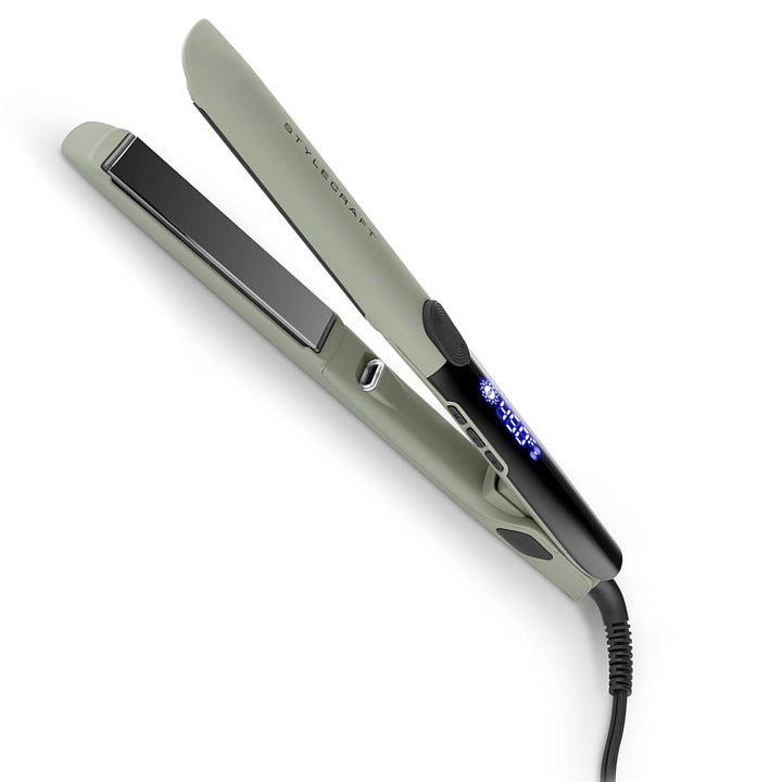 StyleCraft Sage - Plancha de pelo de titanio vibrante, 1 pulgada |...