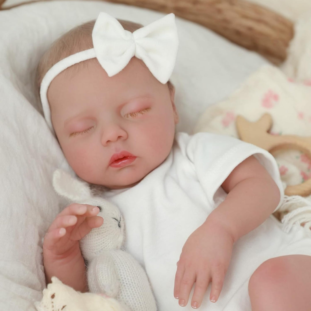 SCOM Muñeca Reborn de 18 pulgadas \u2013 Bebé dormido realista reci...