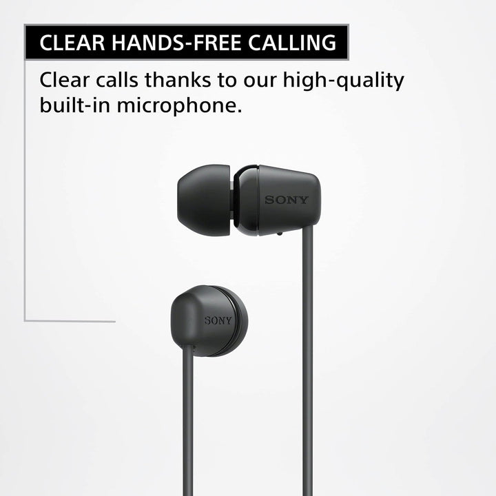 Sony WI-C100 - Auriculares inalámbricos Bluetooth con micrófono int...