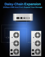 TERRAMASTER Caja para disco duro D9-320 - 9 bahías USB 3.2 Gen2 10G...