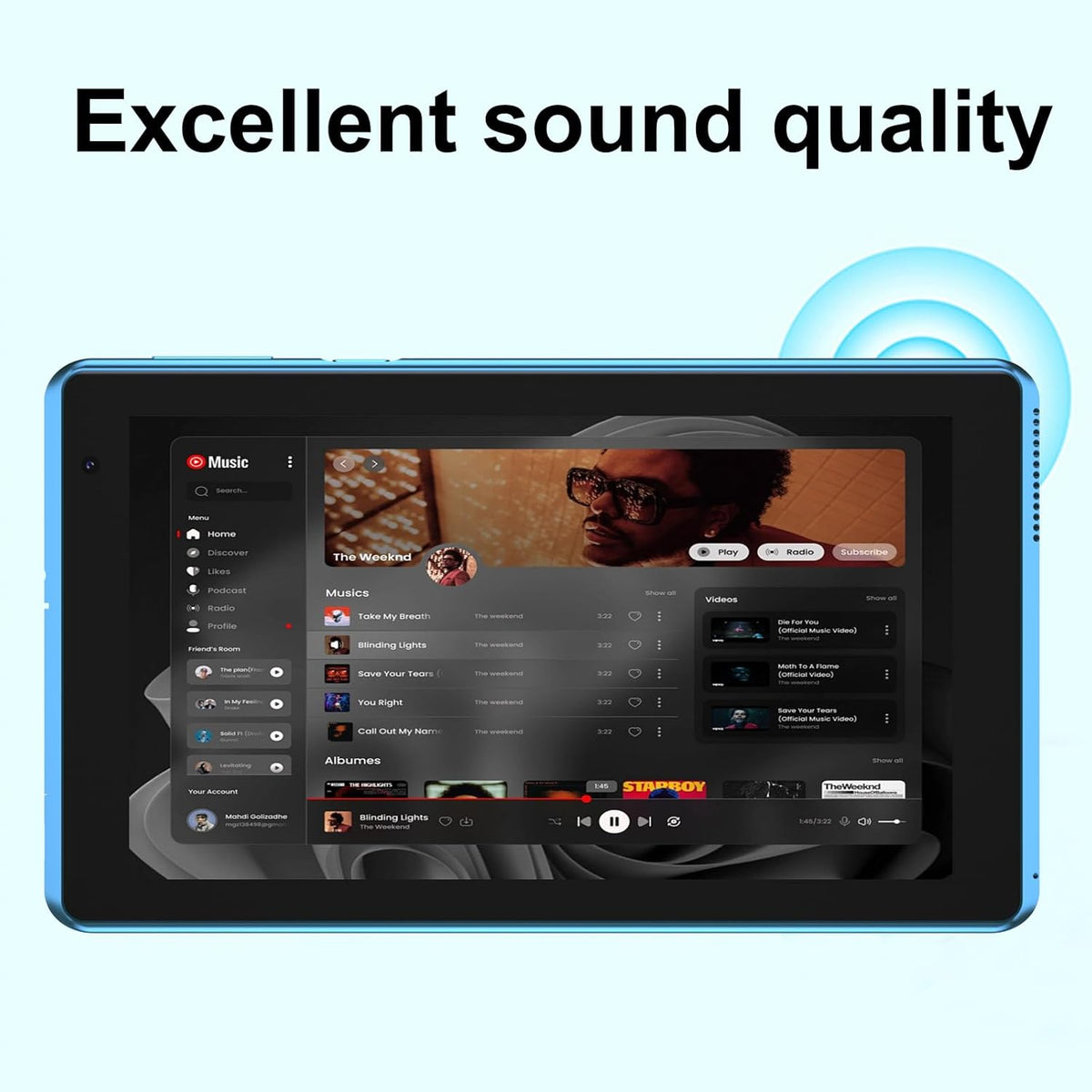 CUPEISI Tableta Android con funda, tableta de 7 pulgadas, 8 GB de R...