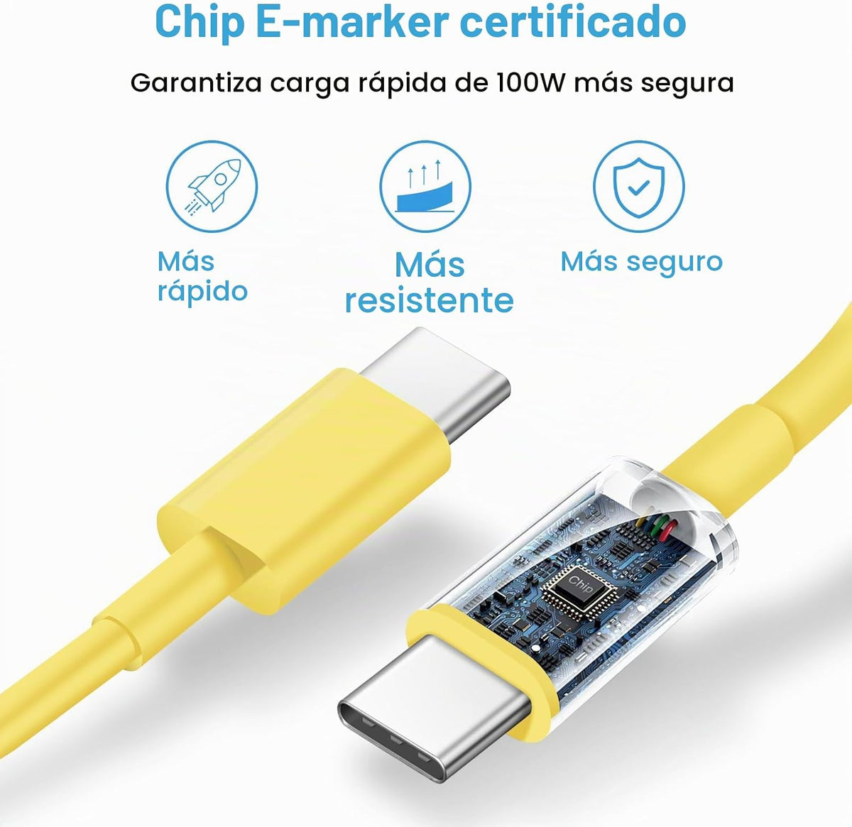 Cargador para iPhone 17, 16, 15, cable de carga rápida de 10 pies de largo tipo C Chagrer con 3 paquetes de cargador de pared USB C compatible con iPhone 17/17 Plus/17 Pro Max/16/16 Plus/16 Pro Max/15