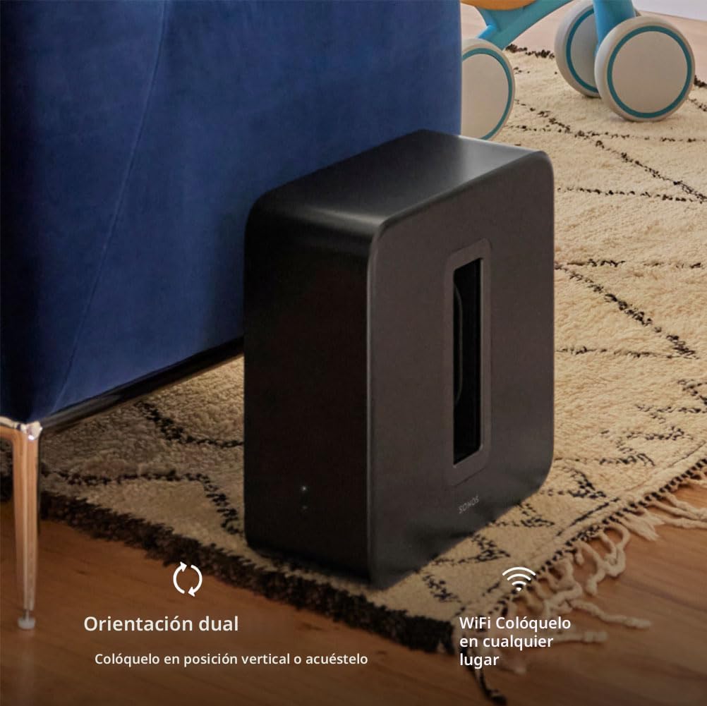 Sonos Sub 4 - Subwoofer inalámbrico - Negro