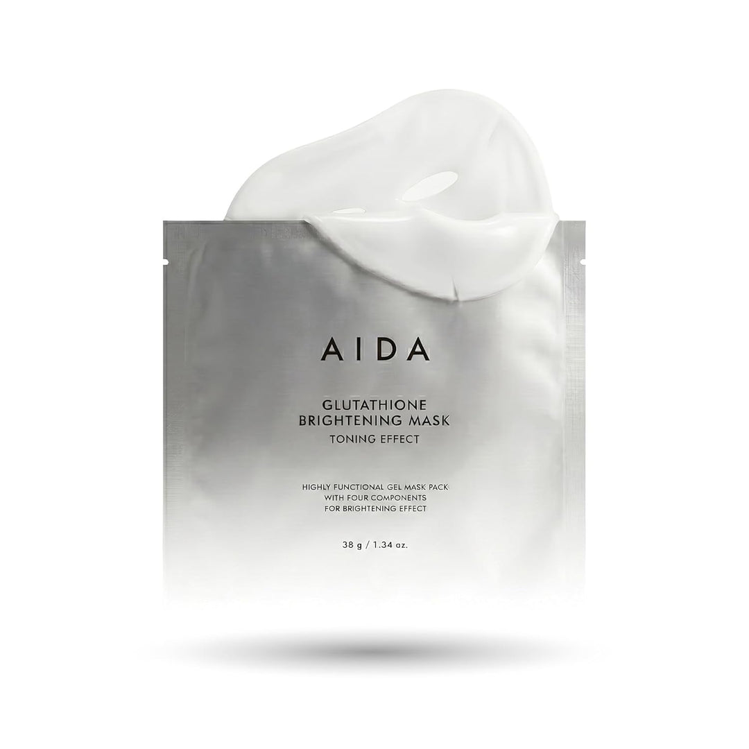 AIDA Máscara iluminadora de glutatión con efecto tonificante, paque...