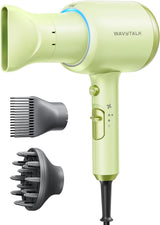 Secador de pelo Wavytalk con difusor, secador iónico soplado para c...