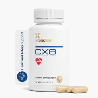 Xtendlife Suplemento de salud cardíaca CX8 para apoyo cardiovascula...