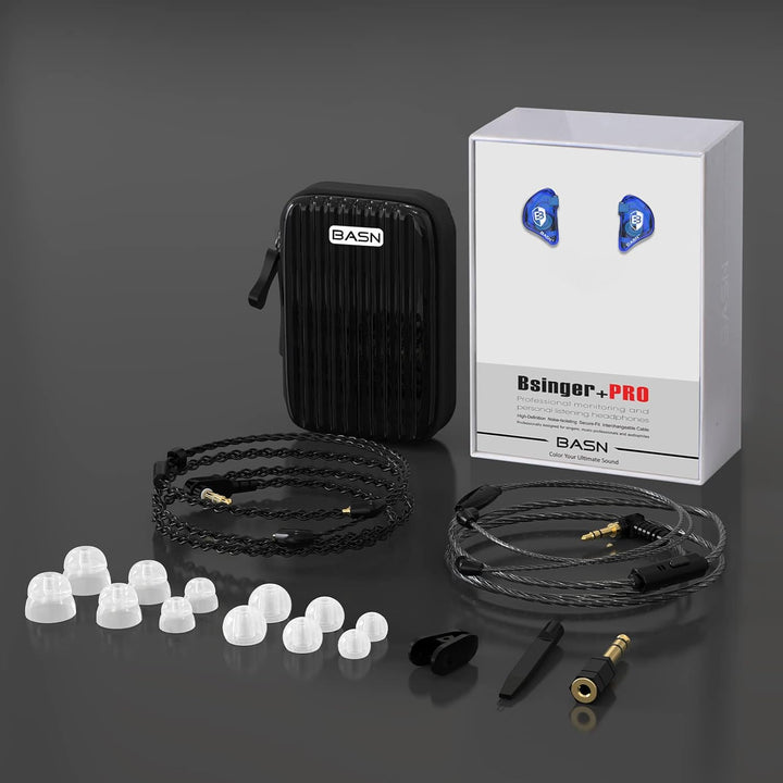 BASN auriculares intrauditivos para músicos, audiófilos y baterista...