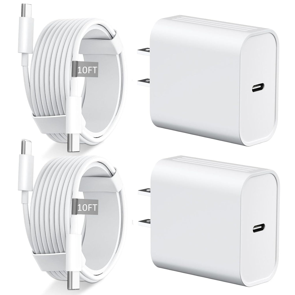 Cable USB C de carga rápida para iPhone 18 17 16 Pro Max de 10 pies de
