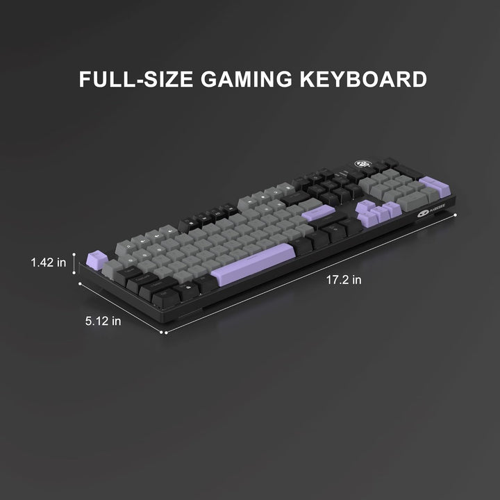 MageGee MK-Storm - Teclado mecánico para juegos, teclado iluminado...