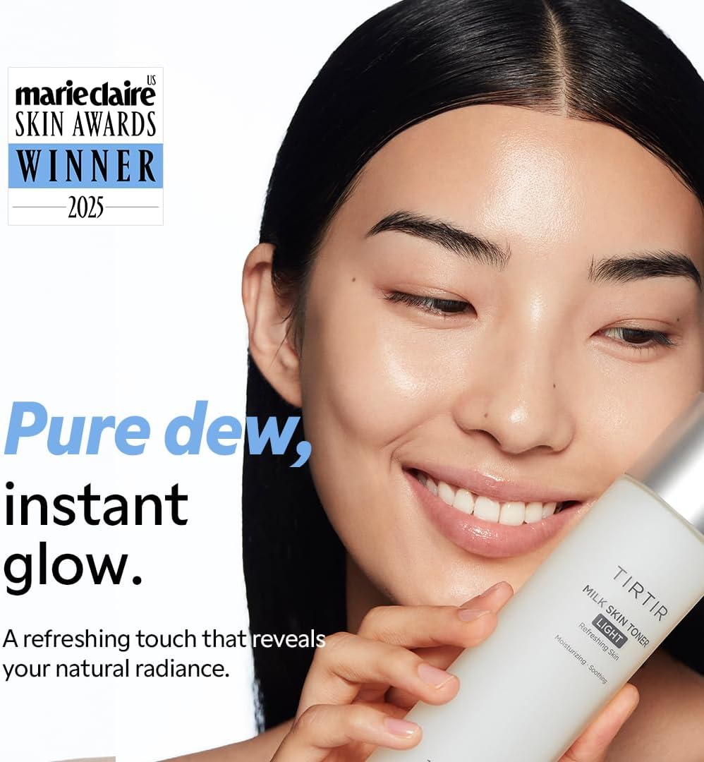 TIRTIR Milk Skin Toner Light | Hidratación instantánea con 4% de ni...