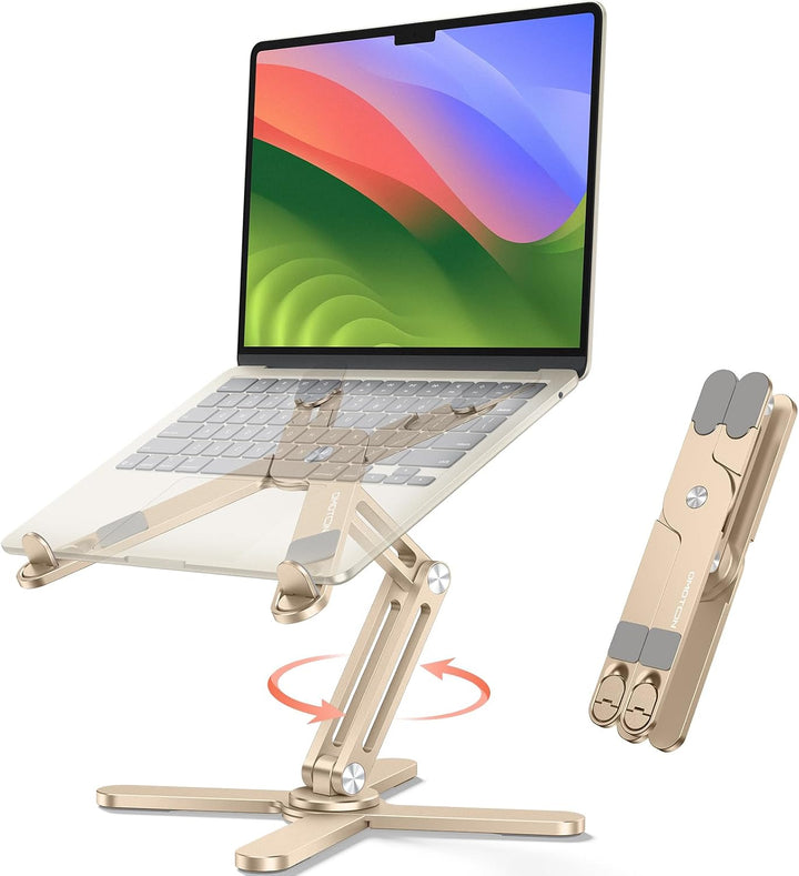 OMOTON LA10 - Soporte giratorio de 360° para computadora portátil,...