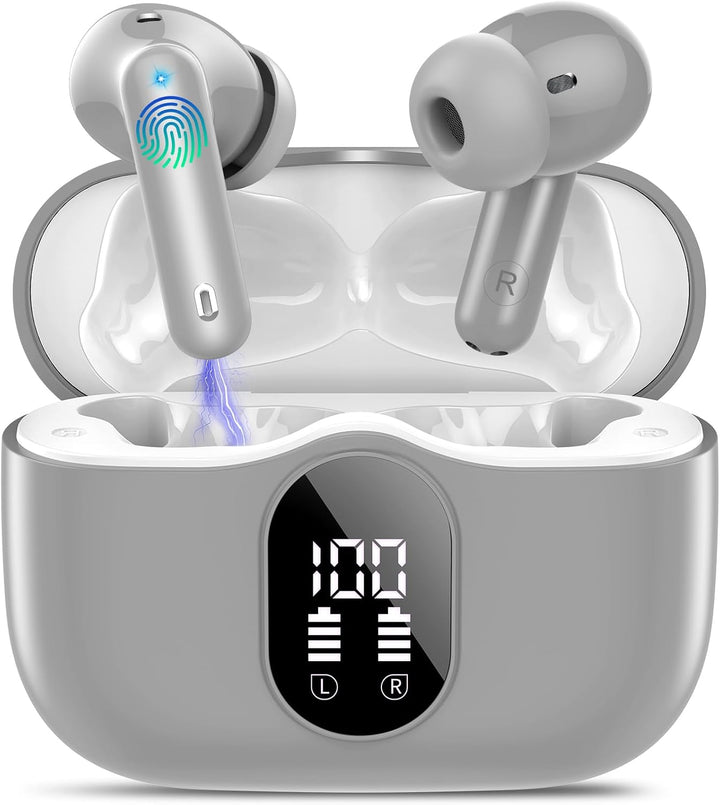 Btootos Auriculares inalámbricos, Bluetooth 5.4, estéreo de bajos,...
