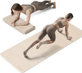 PAIDU Esterilla de yoga plegable para fitness, extra gruesa de 2/5 pulgadas (0.394 in) | TPE antideslizante certificado SGS | 75 x 26 pulgadas extra larga | portátil y fácil de almacenar | para yoga
