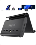 Estación de acoplamiento para portátil con monitor dual 4K@60Hz, 6*USB-C/A