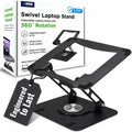Uncaged Ergonomics Laptop Stand para Desk Riser/360° Swivel (negro)