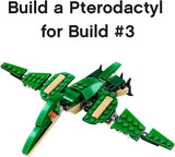 LEGO Creator 3 en 1 Mighty Dinosaur Toy se transforma de