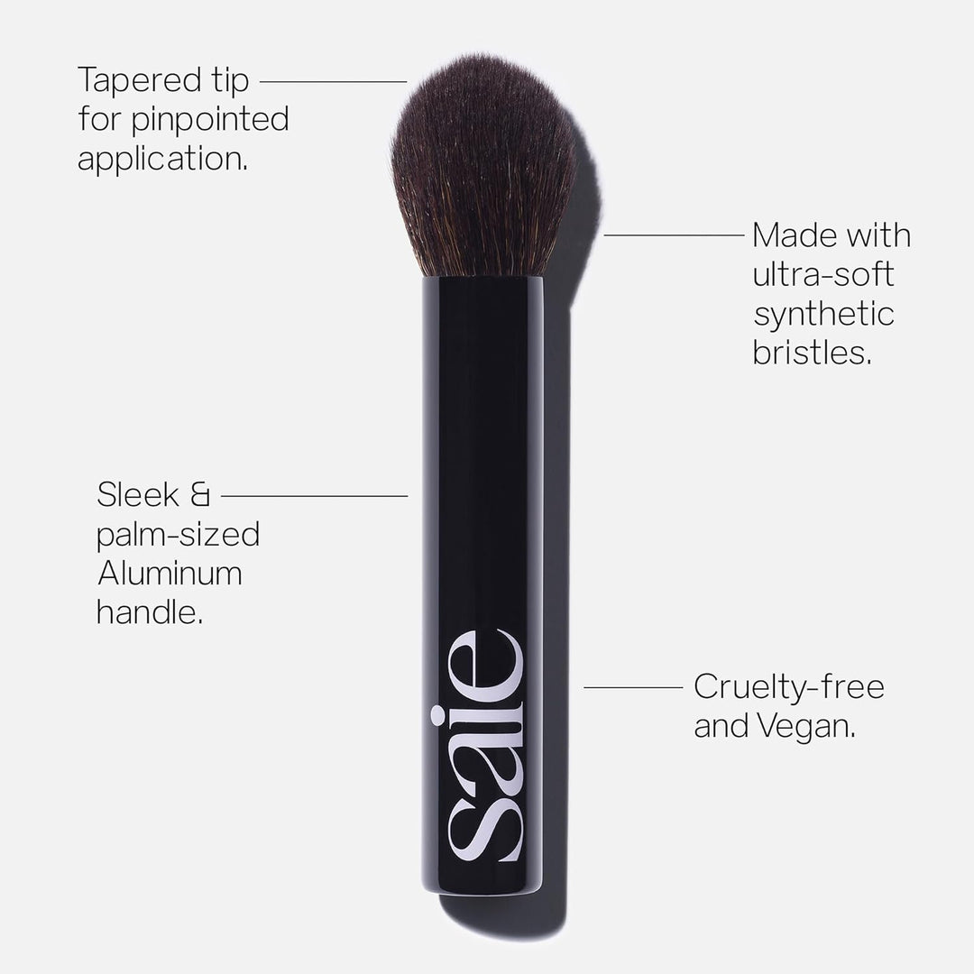 Saie The Fluffy Brush - Cepillo de maquillaje suave, de múltiples u...