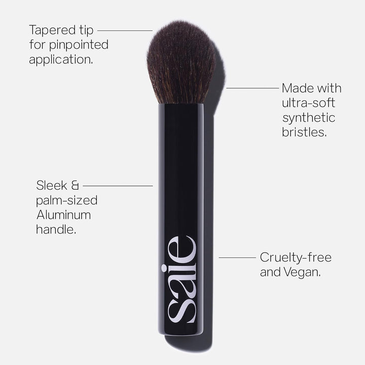 Saie The Fluffy Brush - Cepillo de maquillaje suave, de múltiples u...