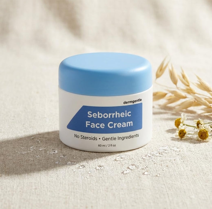 Crema facial para dermatitis seborreica para pieles sensibles, hidr...