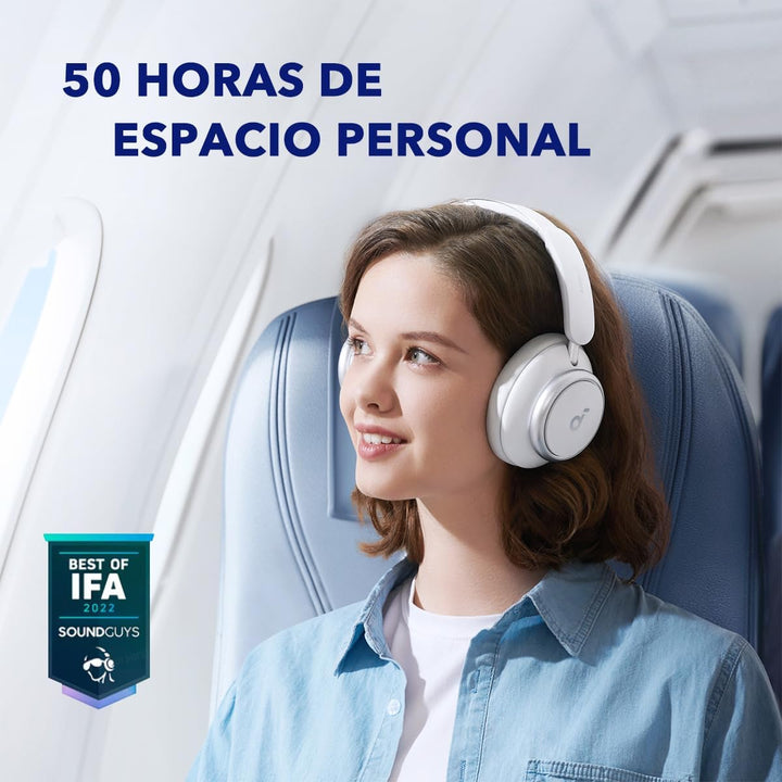 Soundcore de Anker Space Q45 - Auriculares adaptativos con cancelac...
