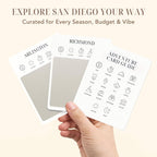 Tarjetas de lista de cubo de aventura de San Diego, 50 tarjetas para rascar