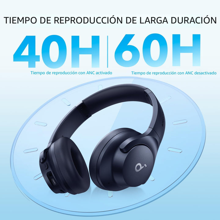 Soundcore by Anker Q20i Auriculares híbridos con cancelación activa...