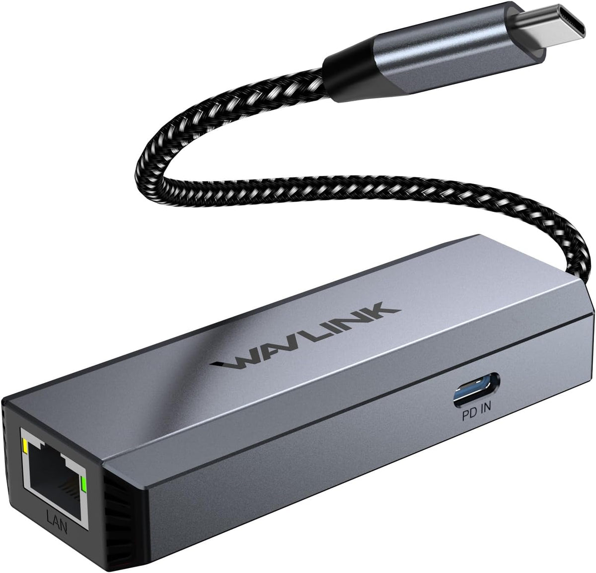 WAVLINK Adaptador USB-C a Ethernet con PD de 95 W - 5 Gbps de alta