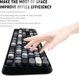 Juegos de teclado y ratón FOPETT, juegos de teclado y ratón inalámb...