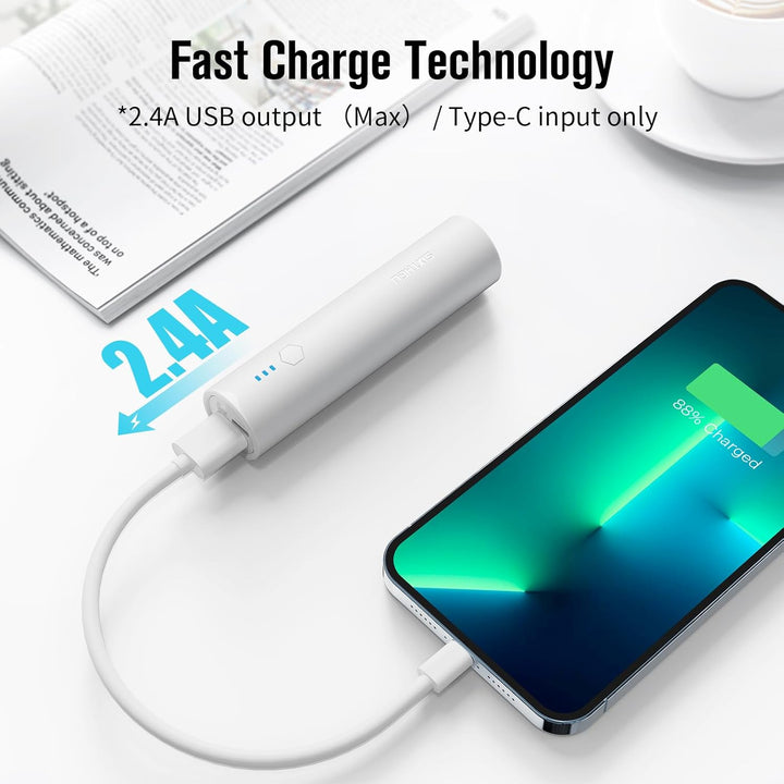 Cargador portátil SIXTHGU, mini banco de energía de 5000mAh, S03 pa...