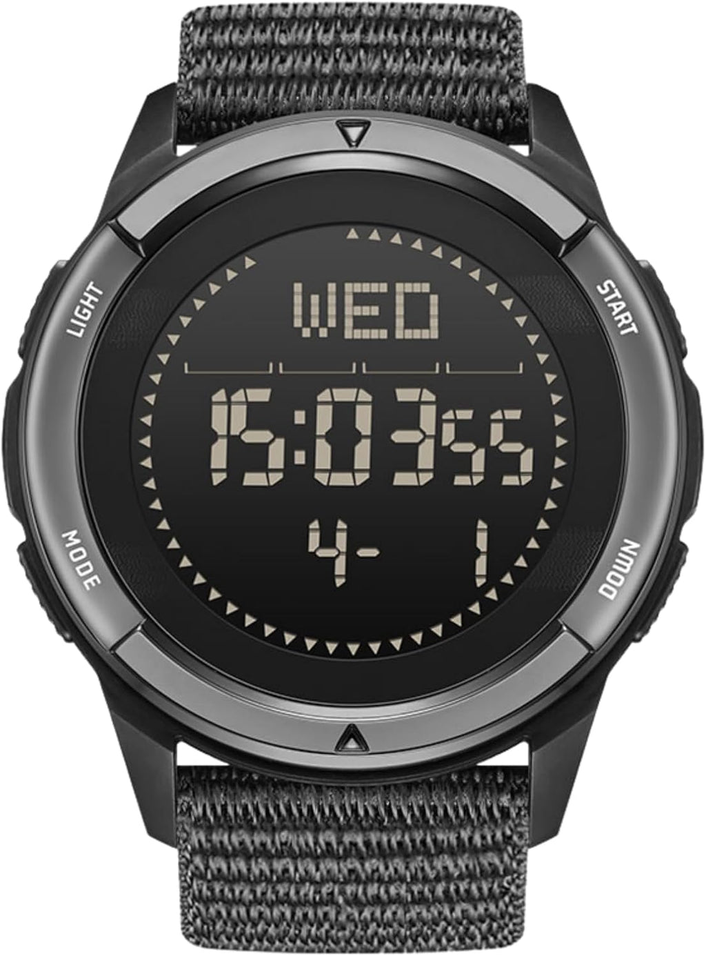 CakCity Relojes tácticos para hombres, relojes deportivos militares con caja de fibra de carbono, reloj ligero impermeable para mujeres/hombres, relojes digitales con brújula, contador de pasos