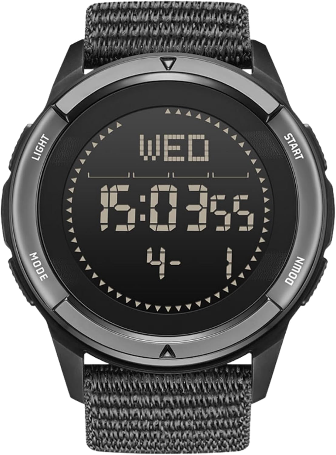 CakCity Relojes tácticos para hombres, relojes deportivos militares con caja de fibra de carbono, reloj ligero impermeable para mujeres/hombres, relojes digitales con brújula, contador de pasos